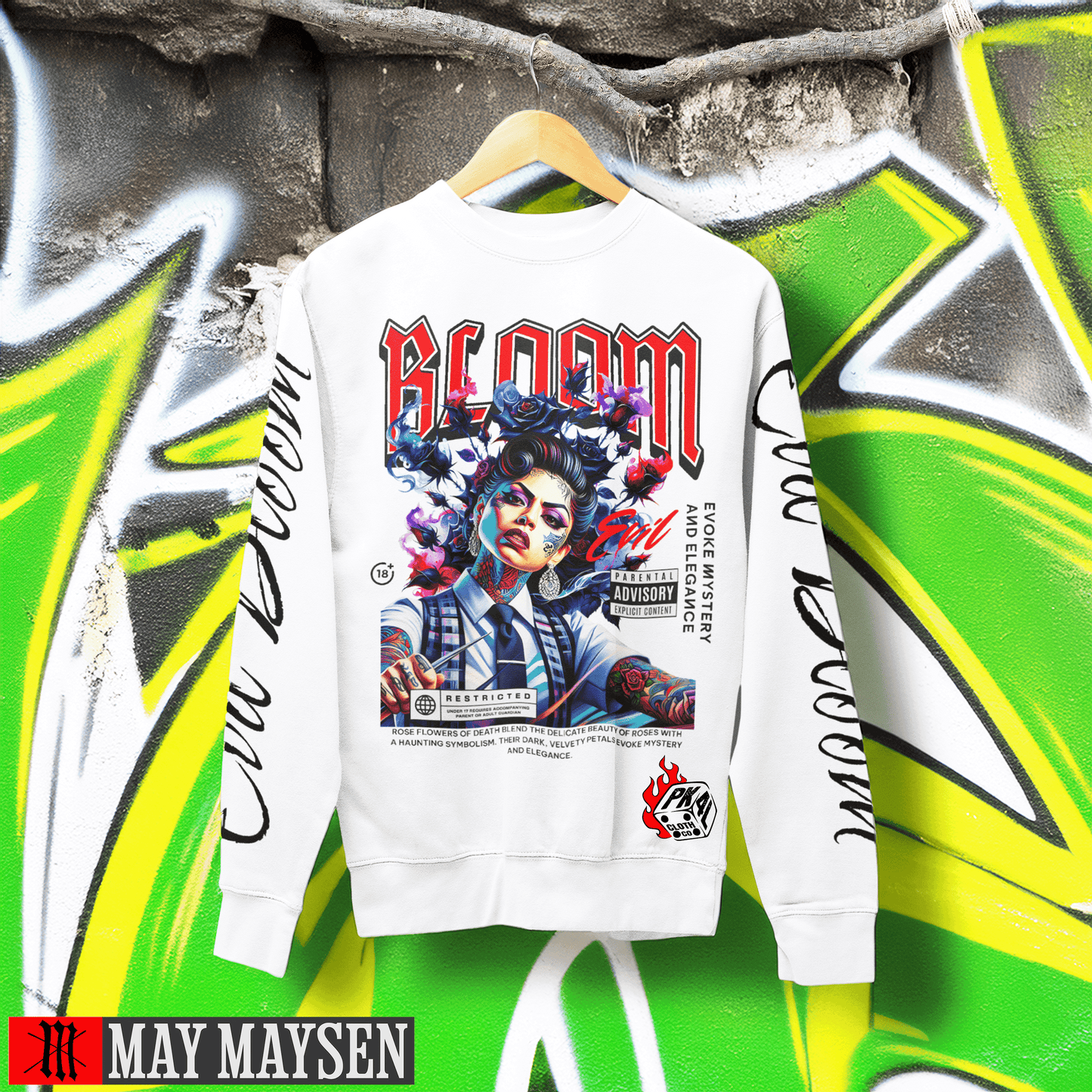 Evil Bloom Ledger Dry Sweatshirt