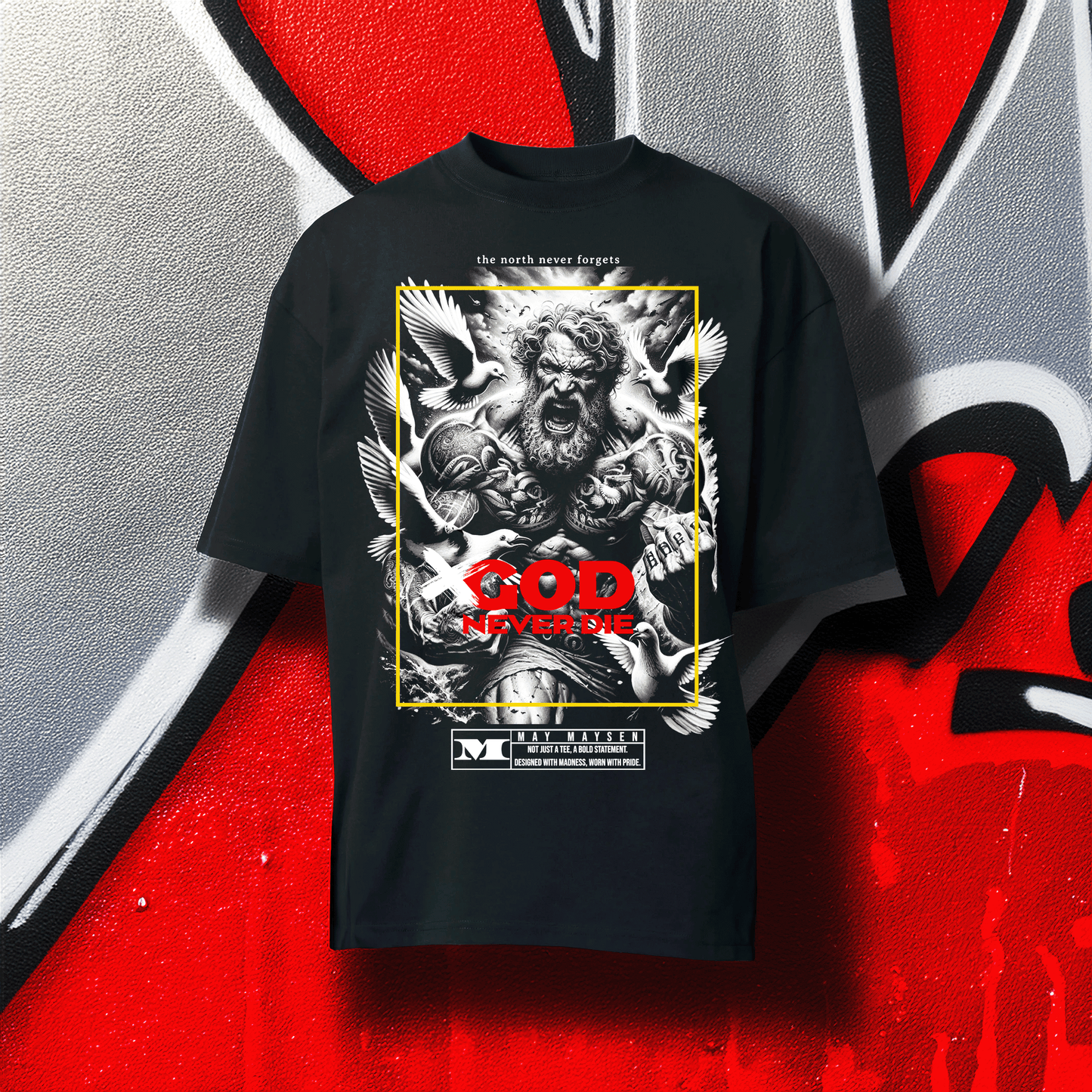 God Never Die Blaster 2.0 Oversized T-Shirt