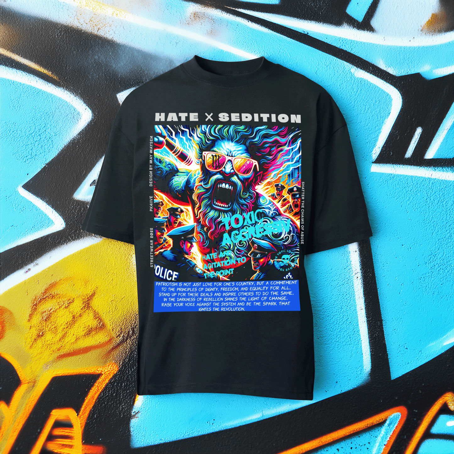 Toxic Aggresiv Blaster 2.0 Oversized T-Shirt