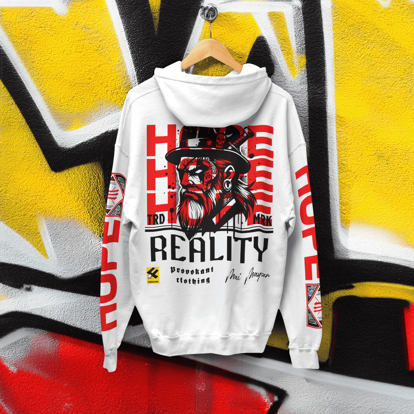 Reality Hope Unisex Oversized Hoodie