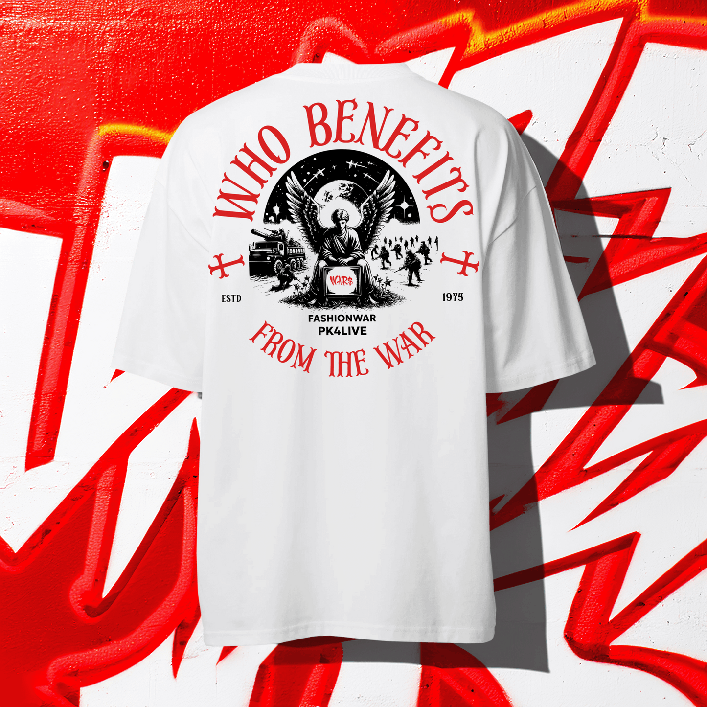 Money for Peace Blaster 2.0 Oversized T-Shirt