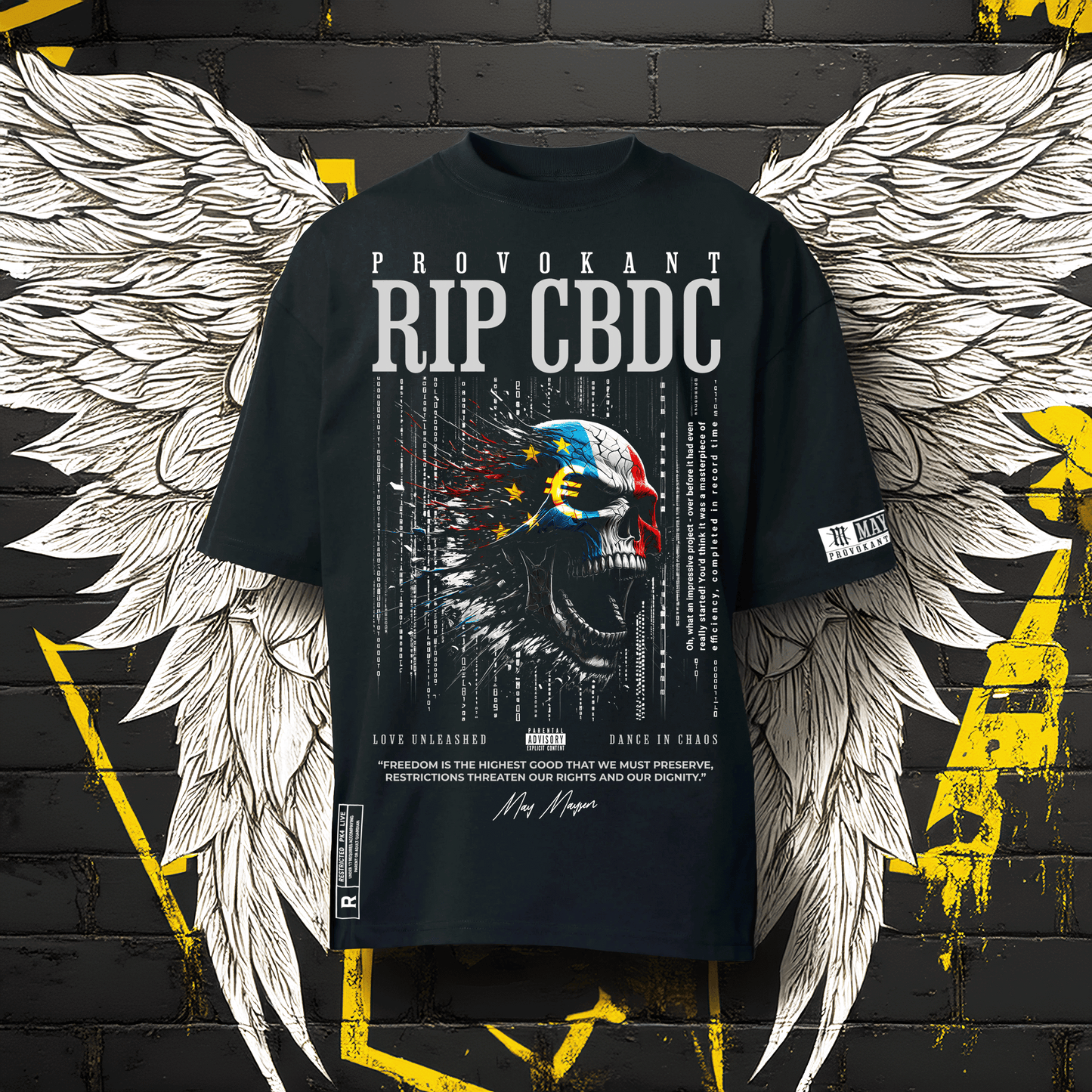 RIP CBDC Blaster 2.0 Oversized T-Shirt