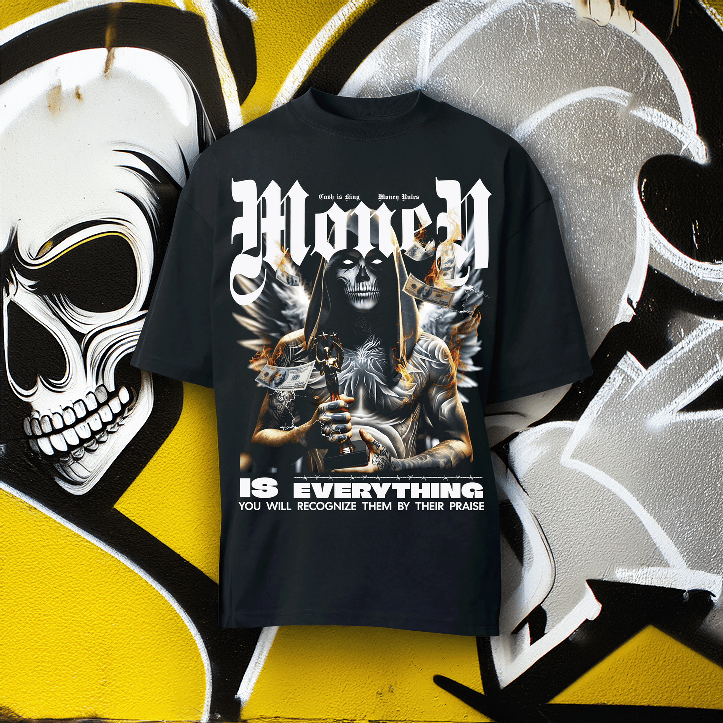 Money is Everything Blaster 2.0 Oversized T-Shirt