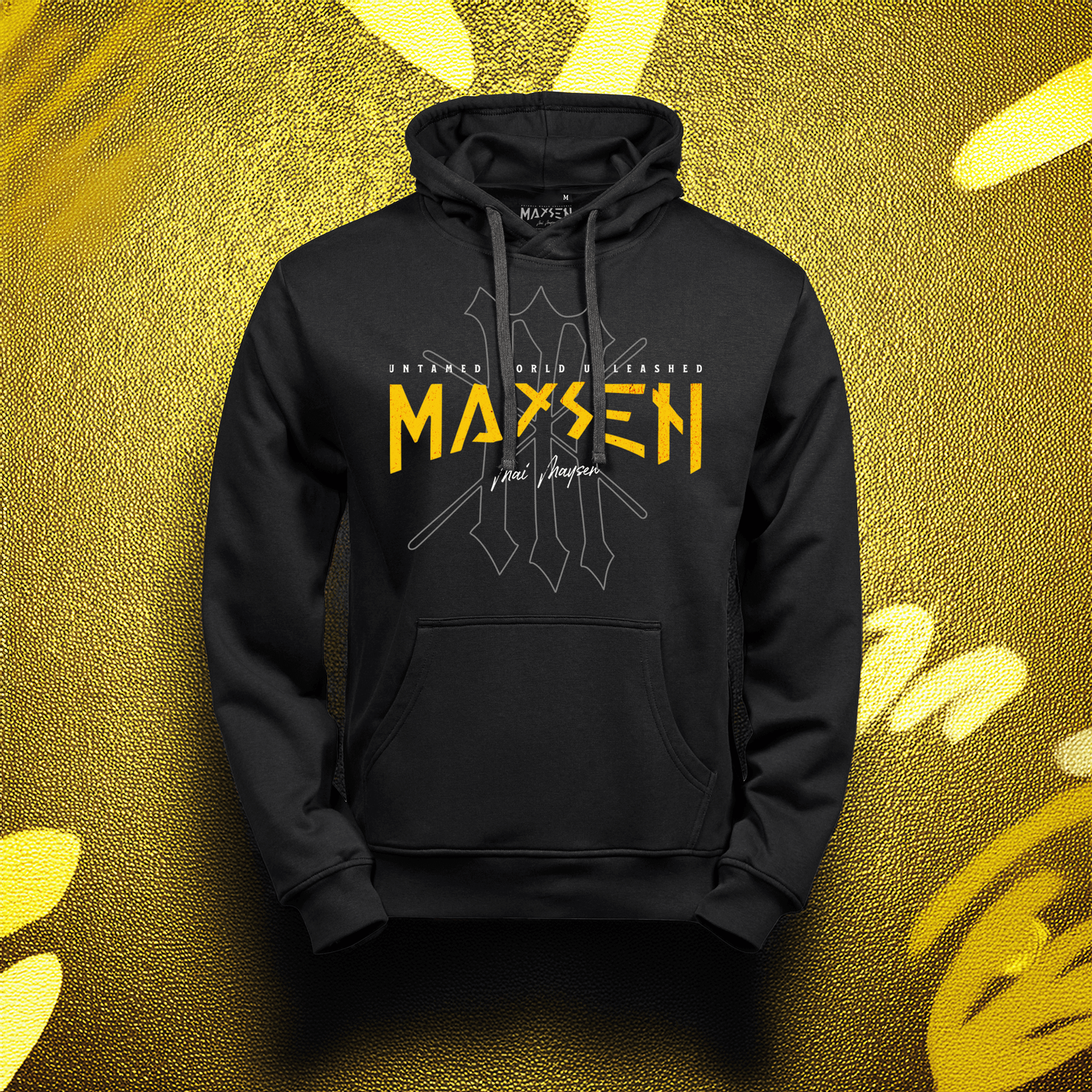 May Maysen Yellow Logo Power Hodie