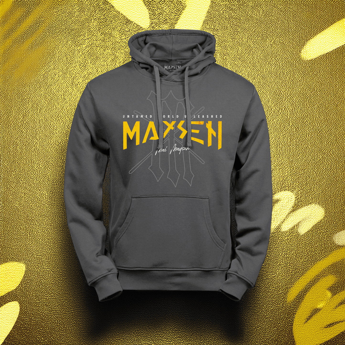 May Maysen Yellow Logo Power Hodie