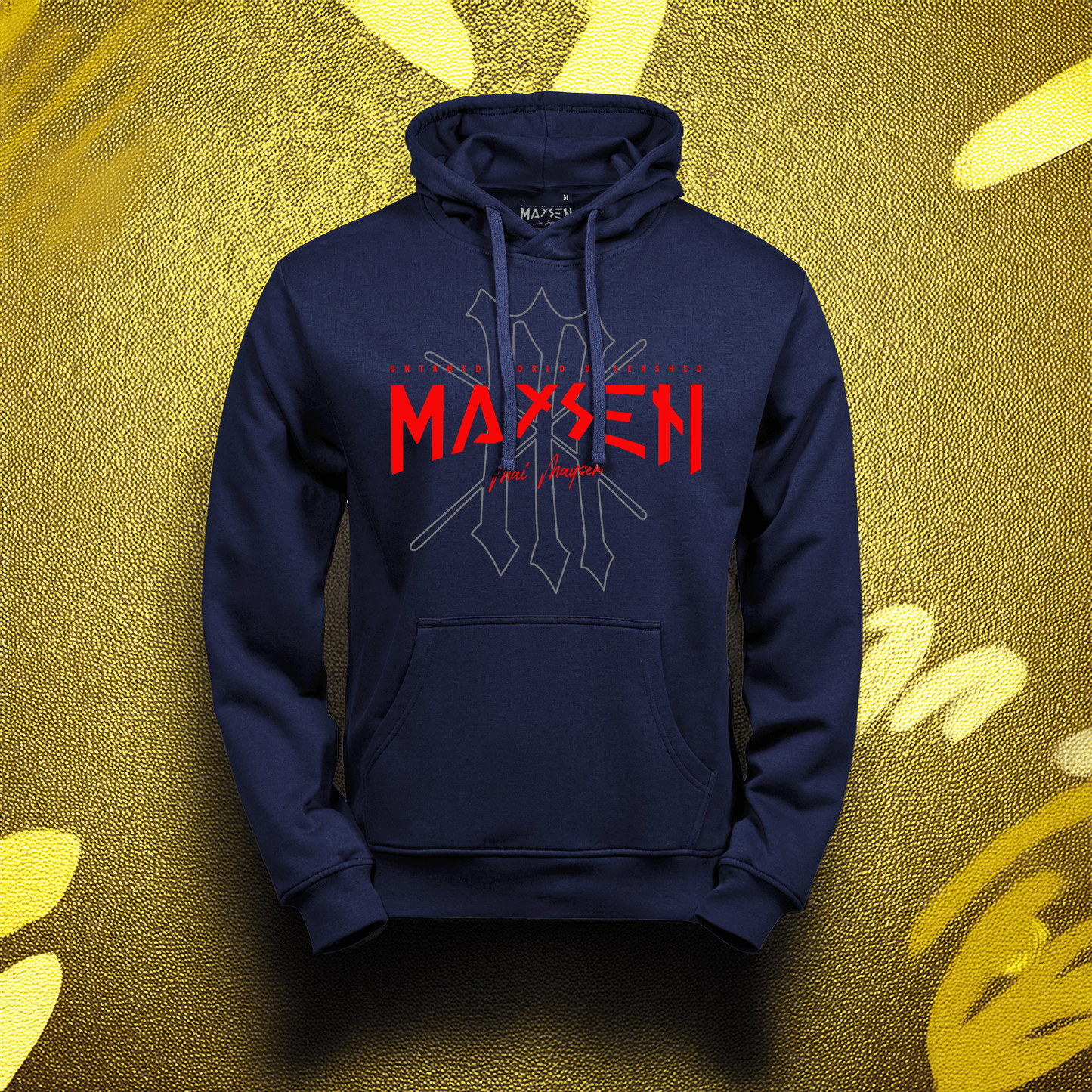 May Maysen Red Logo Power Hoodie