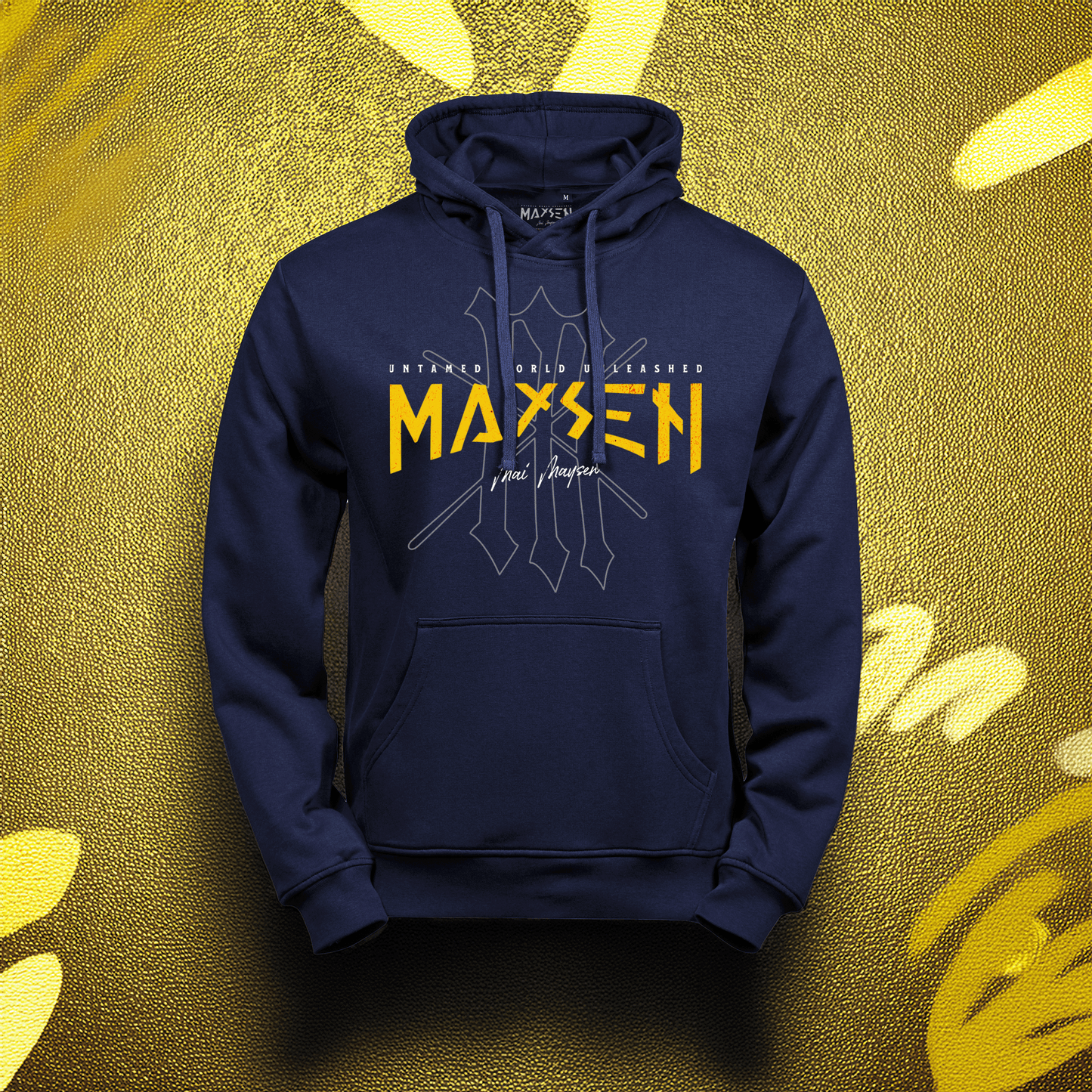 May Maysen Yellow Logo Power Hodie
