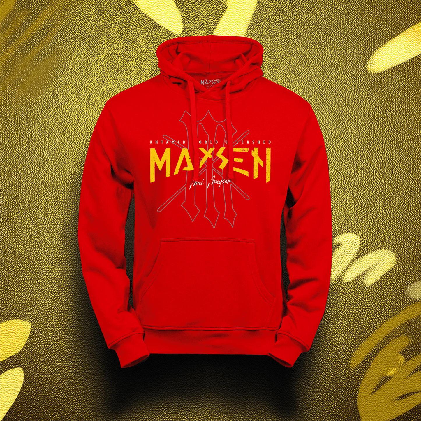 May Maysen Yellow Logo Power Hodie
