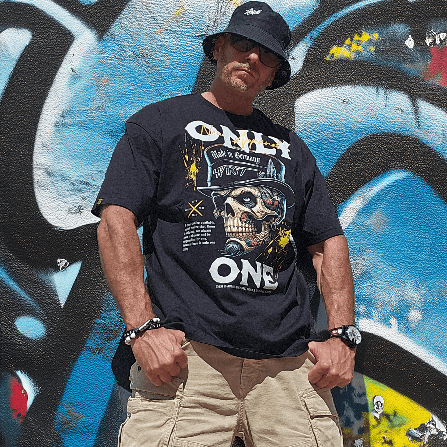 ONLY ONE Tiger Cotton Oversized T-Shirt