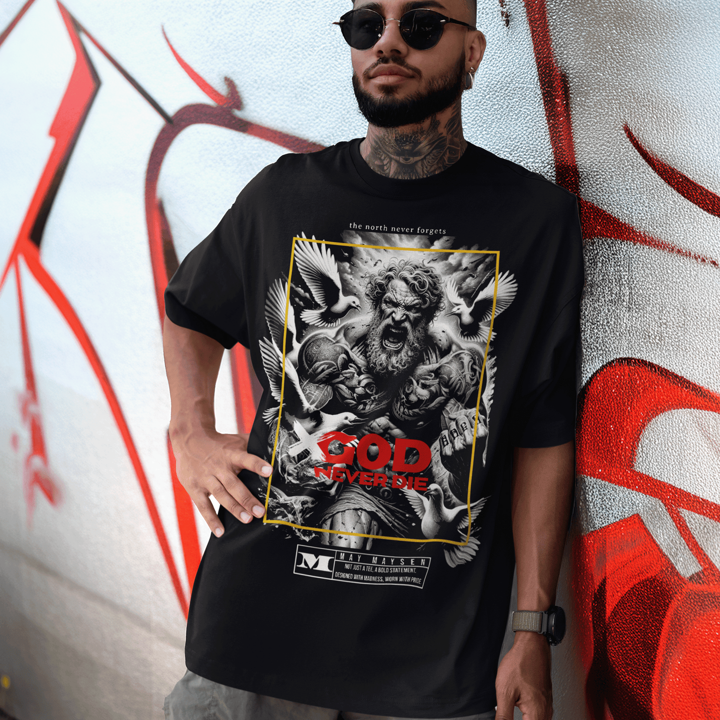 God Never Die Blaster 2.0 Oversized T-Shirt