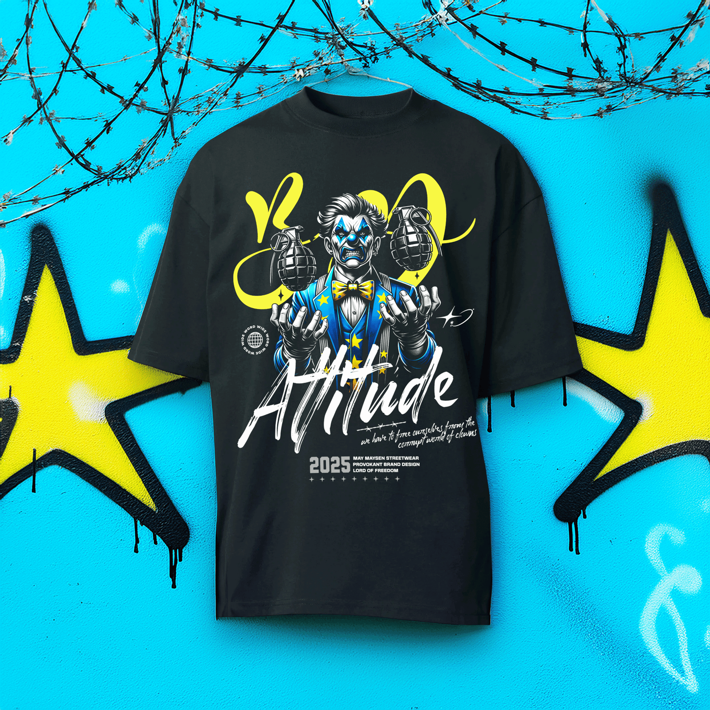 Bad Attitude Blaster 2.0 Oversized T-Shirt