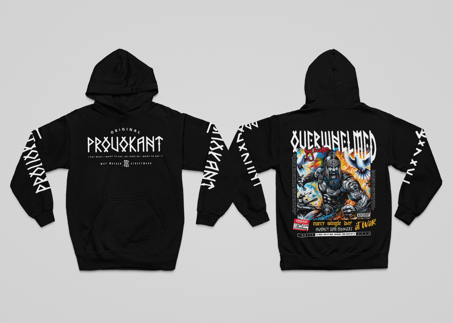 Warmongers Unisex Oversized Hoodie