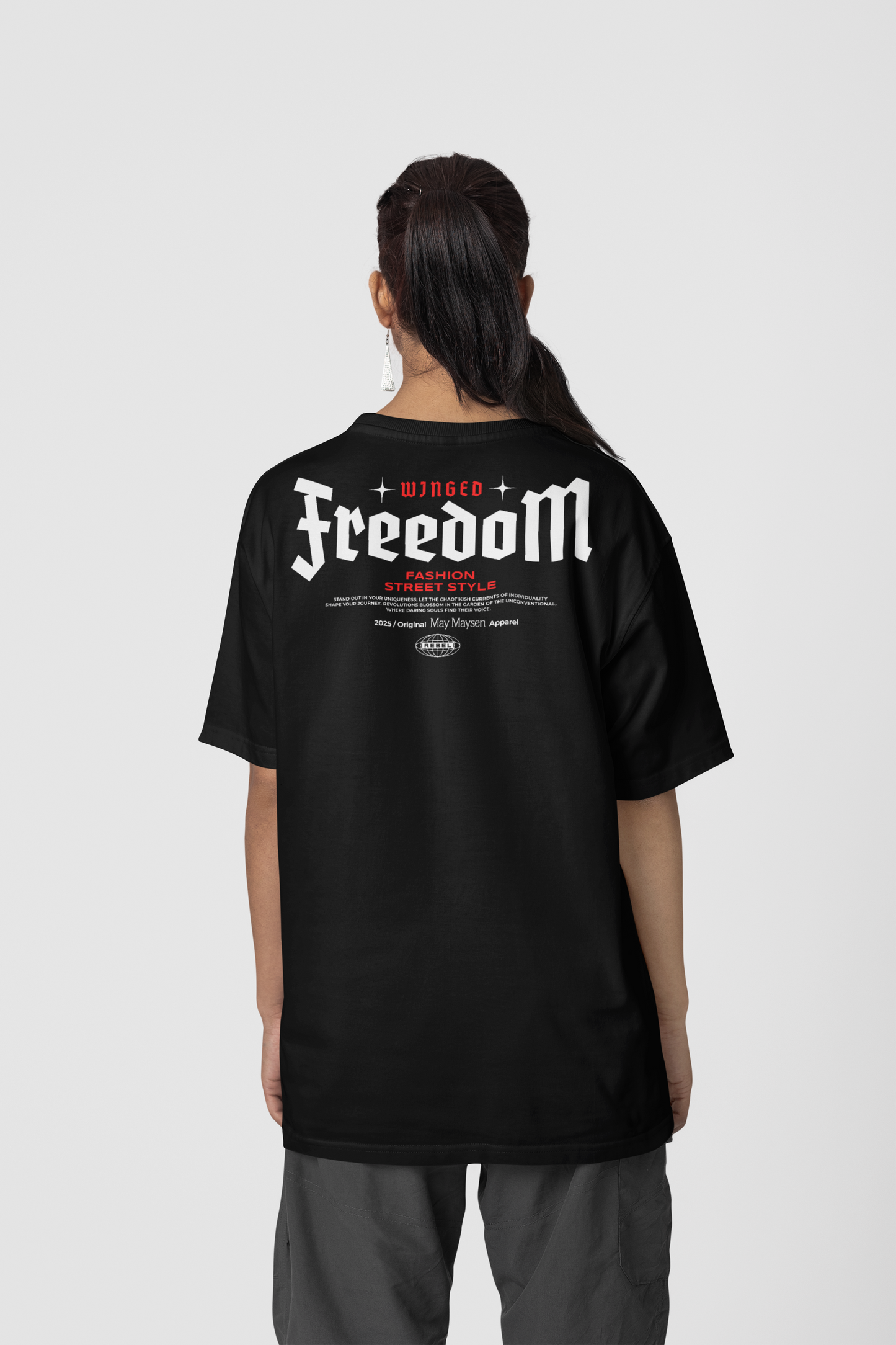 Revolution Unleashed Tiger Cotton Oversized T-Shirt