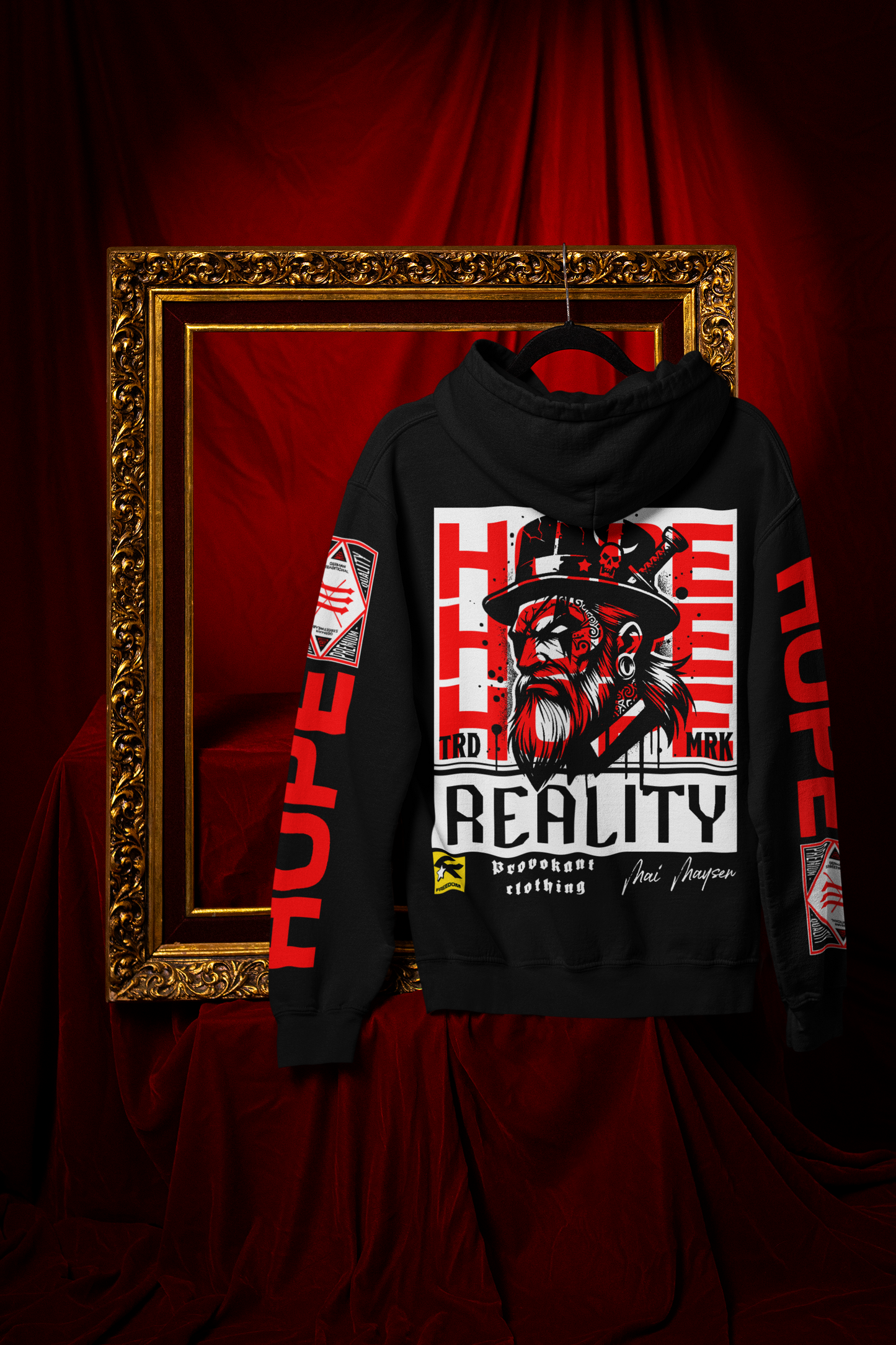 Reality Hope Unisex Oversized Hoodie