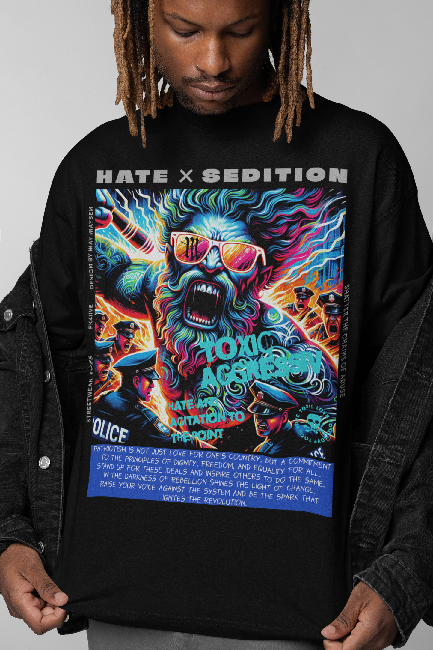 Toxic Aggresiv Blaster 2.0 Oversized T-Shirt