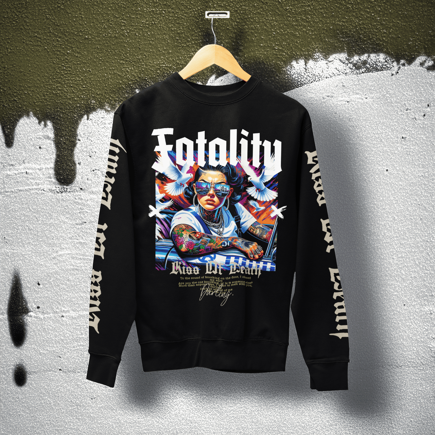 Kiss of Death Ledger Dry sweatshirt