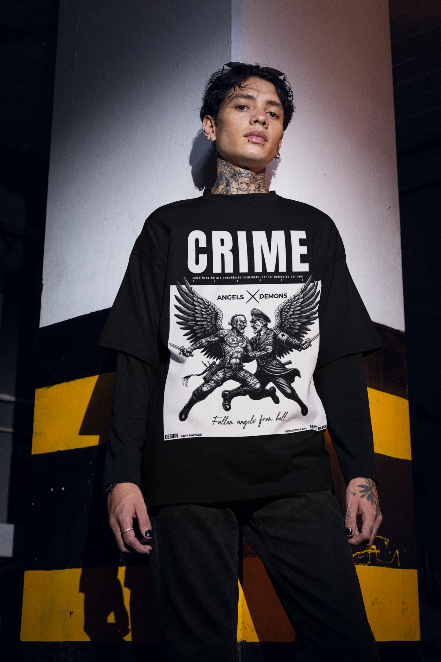 Angels X Demons Blaster 2.0 Oversized T-Shirt