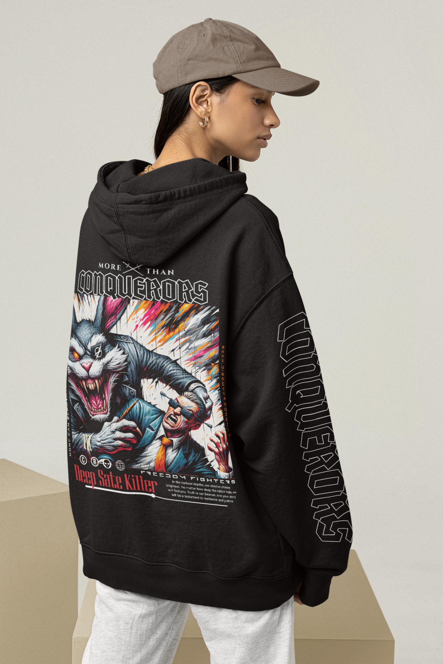 Deep State Killer Unisex Oversized Hoodie