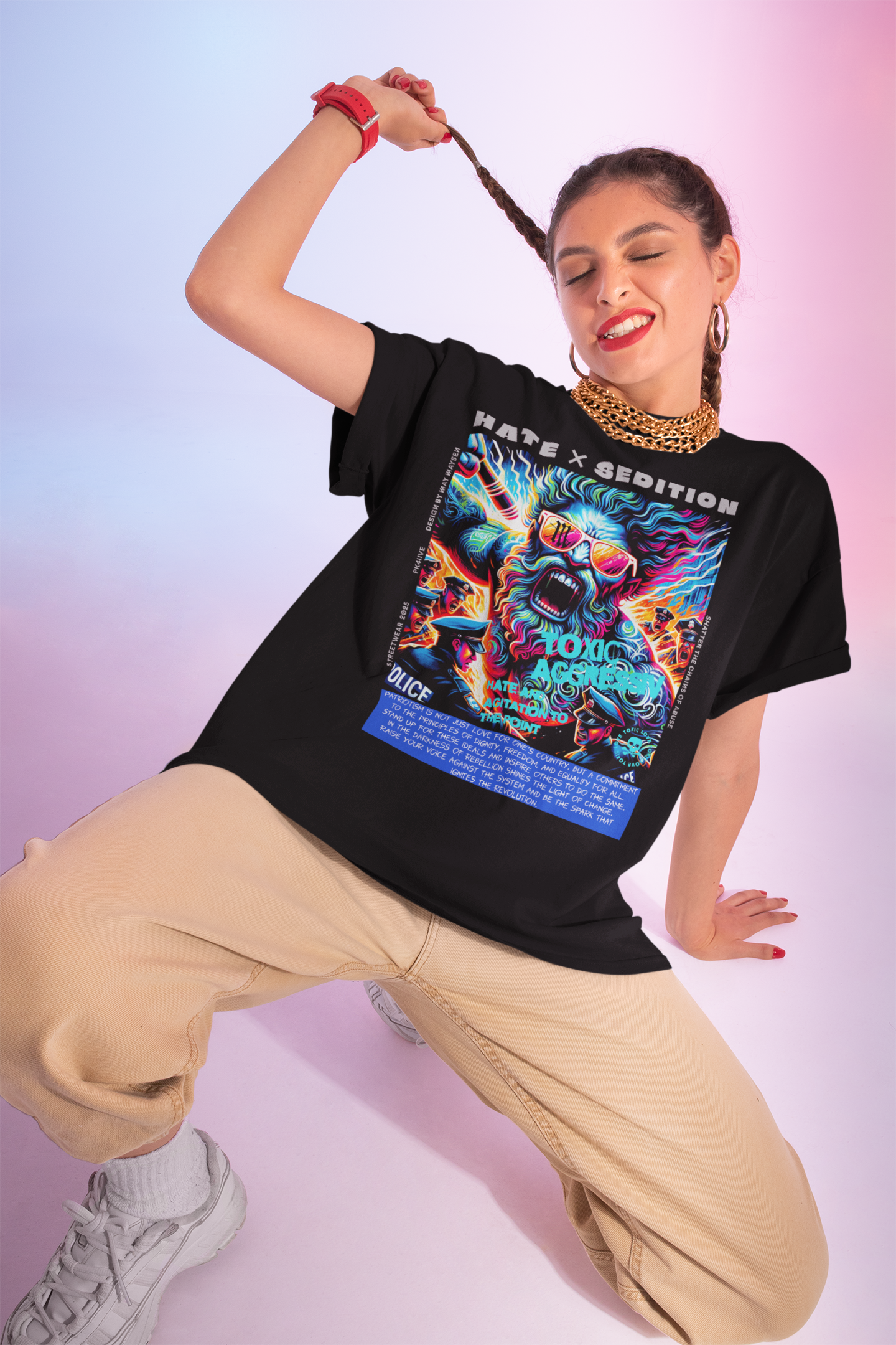 Toxic Aggresiv Blaster 2.0 Oversized T-Shirt