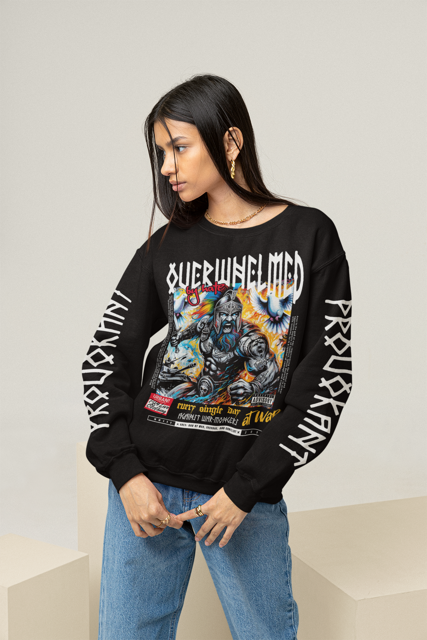 Warmongers Iconic Unisex Crewneck-Sweatshirt