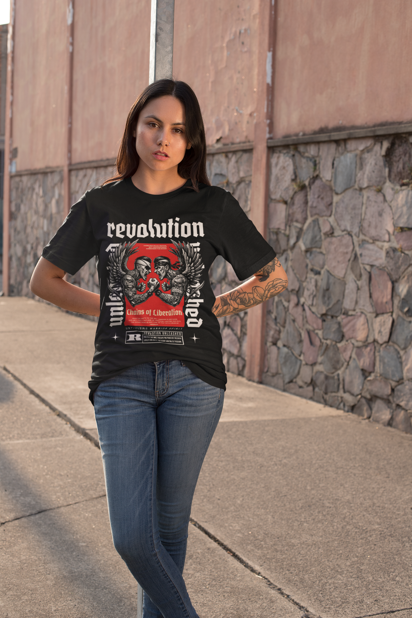 Revolution Unleashed Ladies Oversized Boyfriend Tee