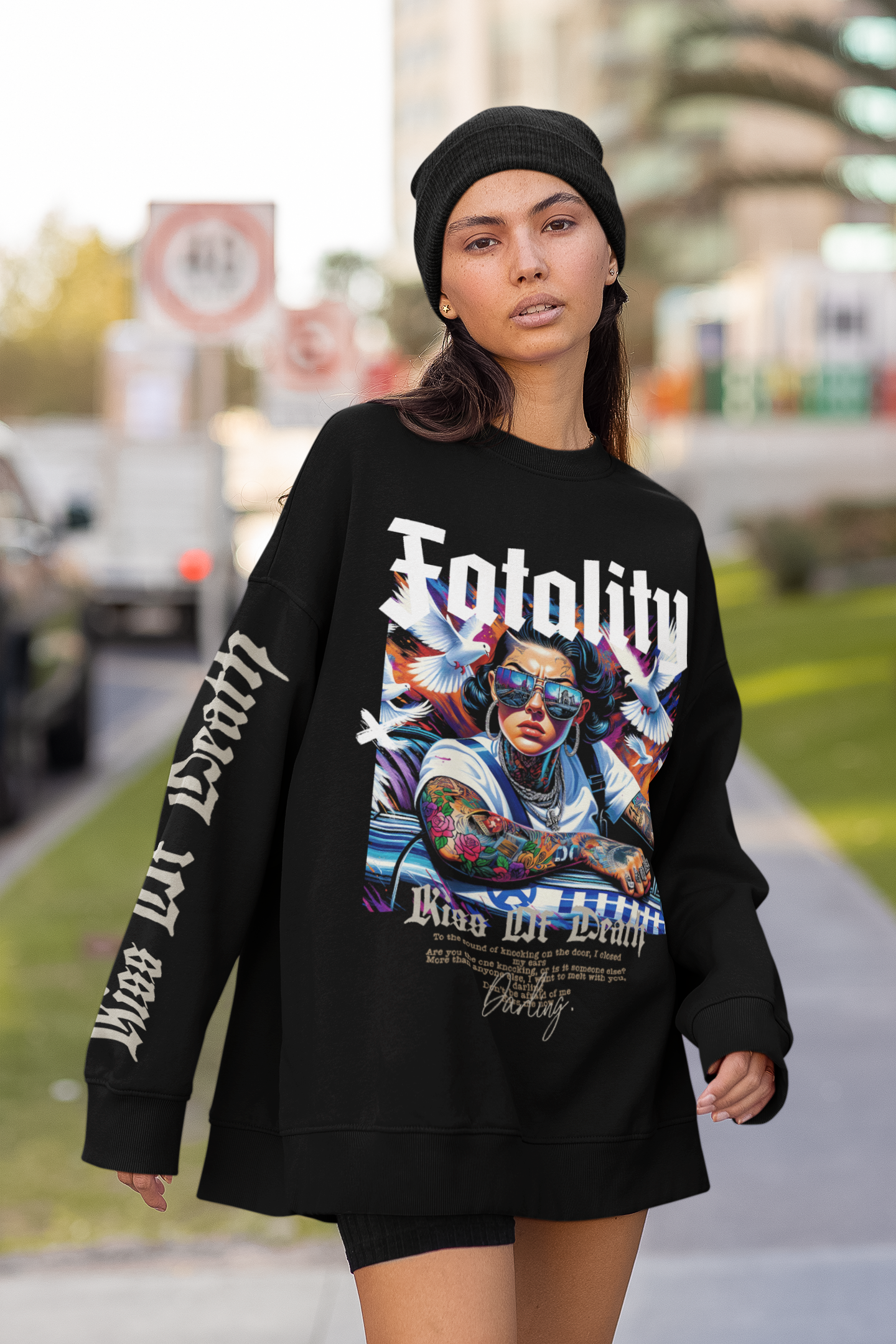Kiss of Death Ledger Dry sweatshirt