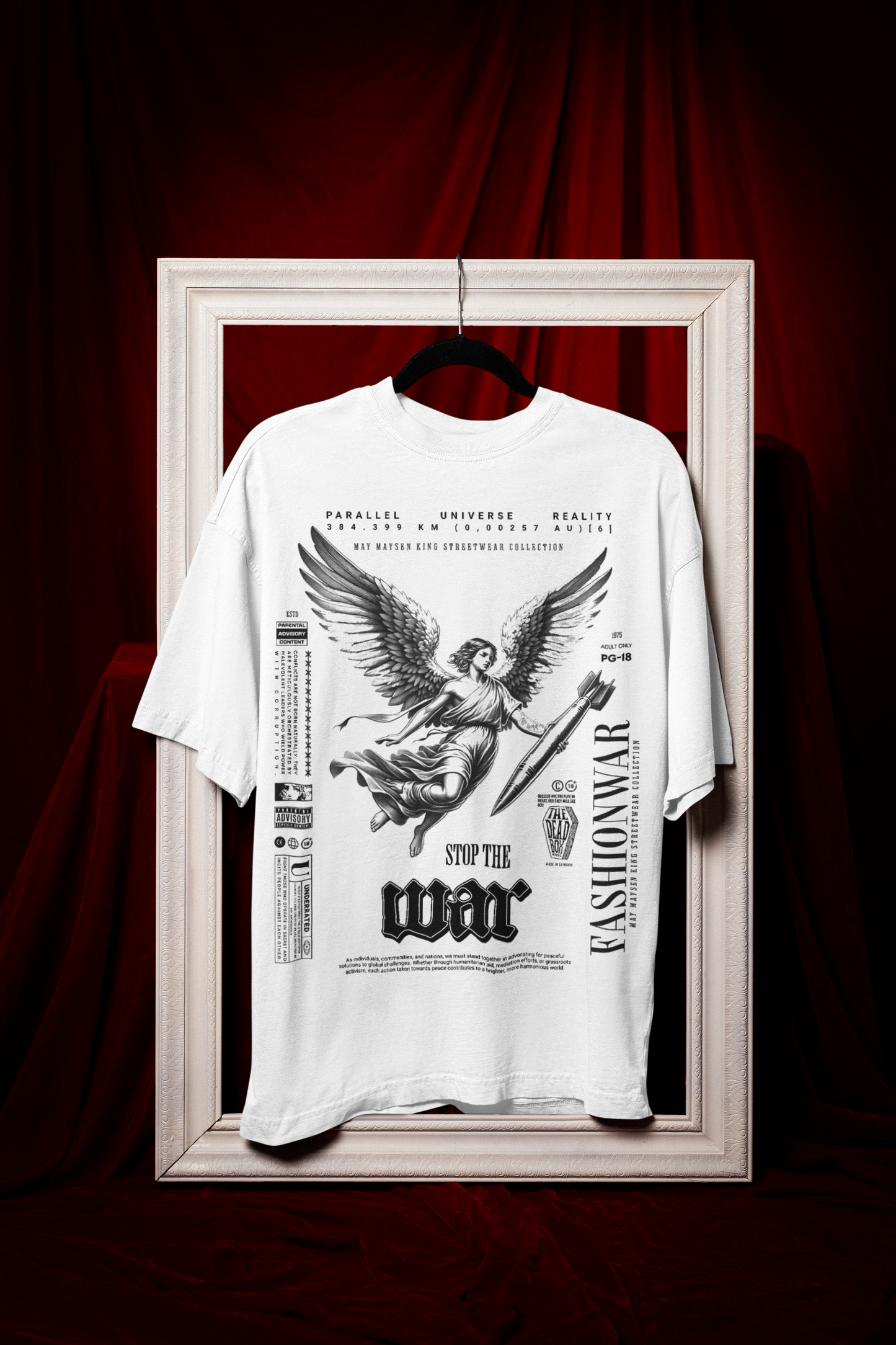 Stop the War Blaster 2.0 Oversized T-Shirt