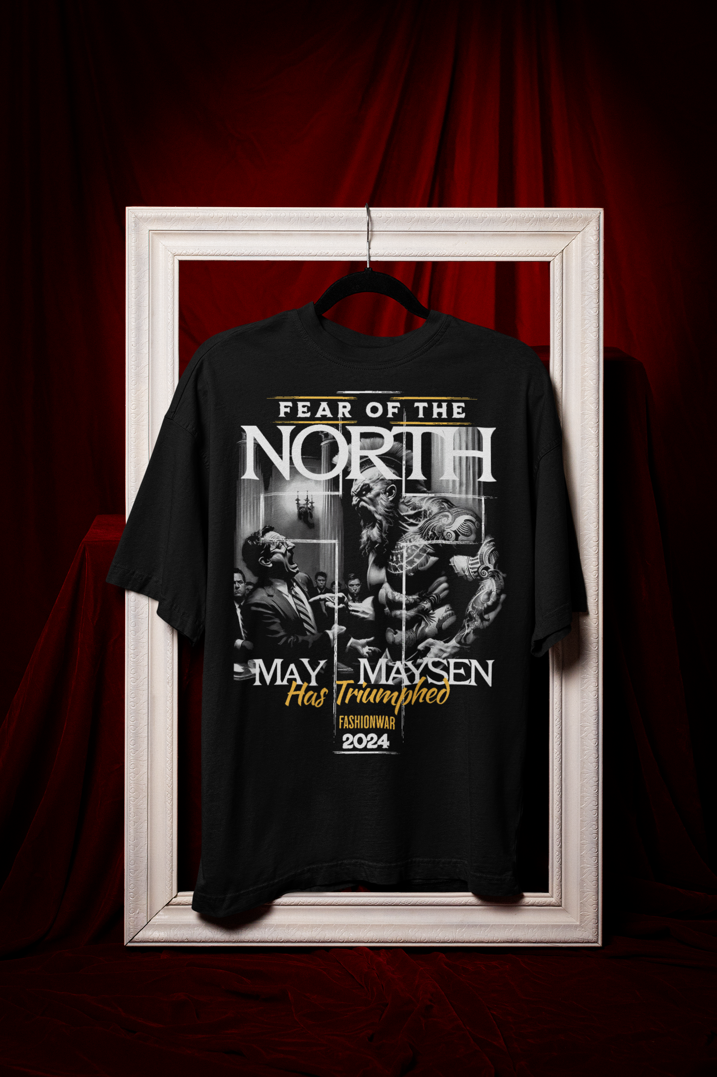 Fear of the North Tiger Cotton Oversized T-Shirt