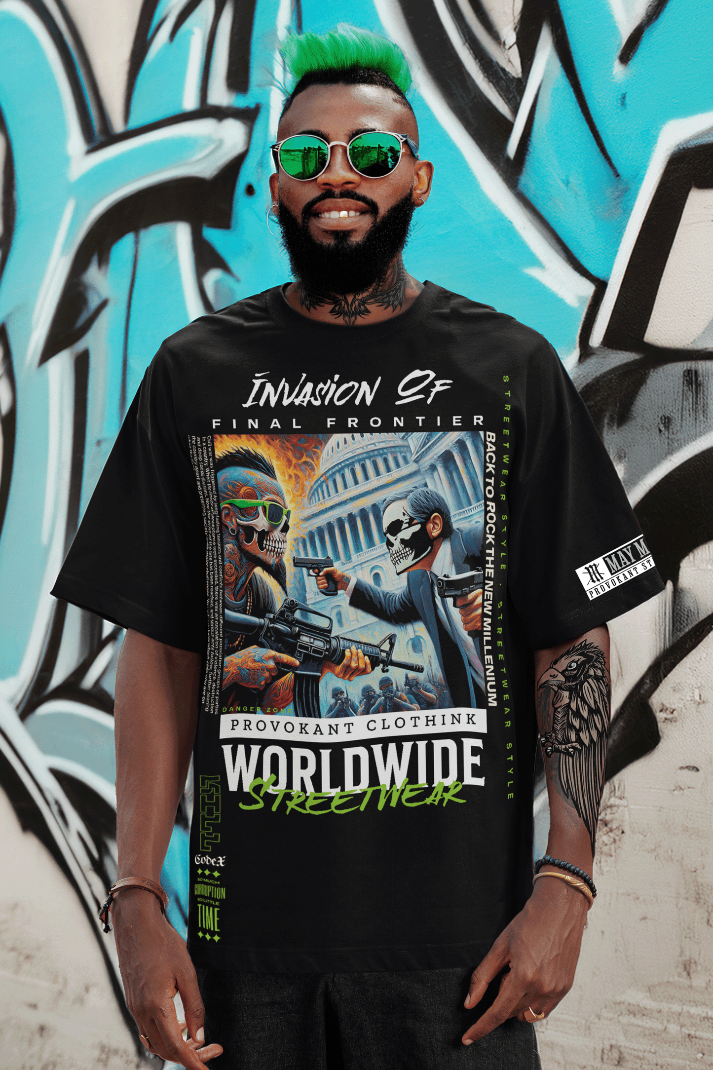 Final Frontier Blaster 2.0 Oversized T-Shirt