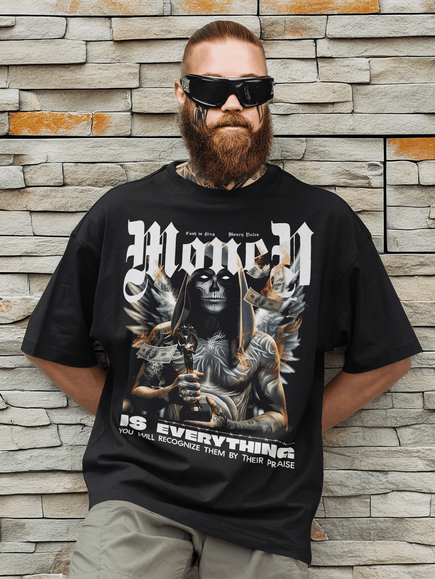 Money is Everything Blaster 2.0 Oversized T-Shirt