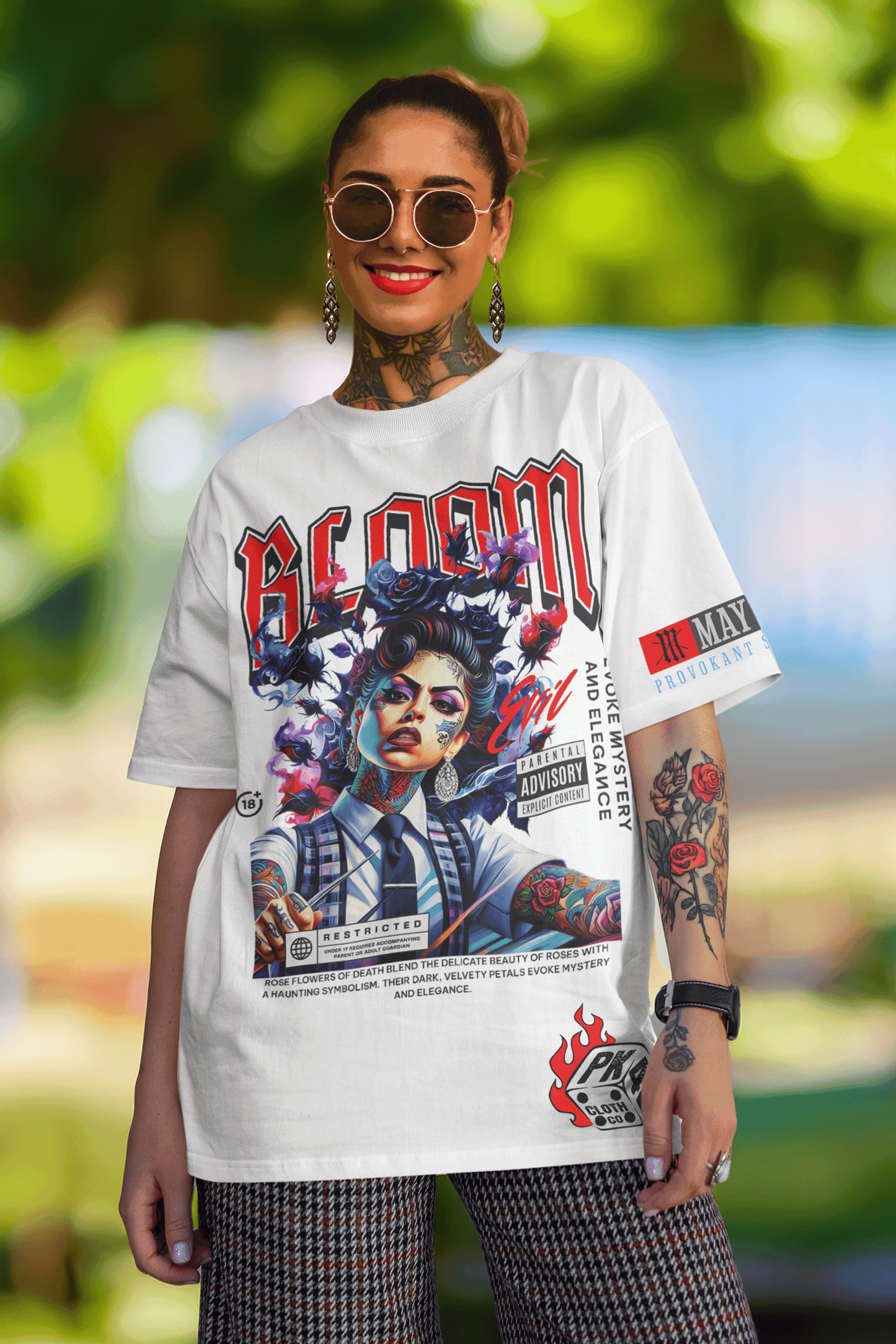 Evil Bloom Blaster 2.0 Oversized T-Shirt