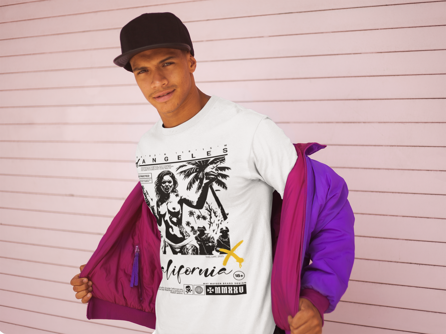 Bad Angeles Unisex Mid-Light-T-Shirt