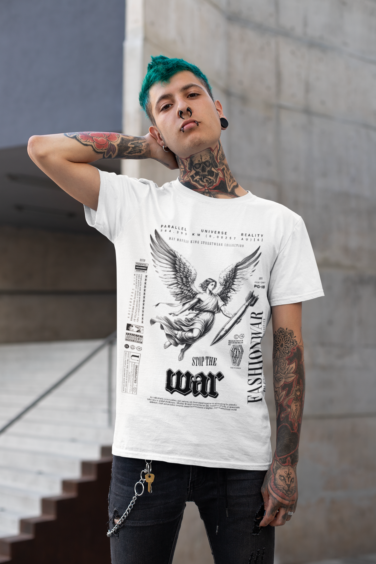 Stop the War Medium Fit unisex T-Shirt