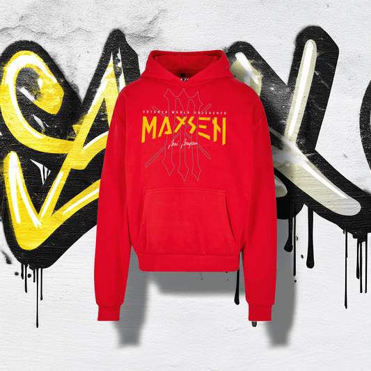 Maysen Yellow Logo Ultra Heavy Cotton Box Hoodie