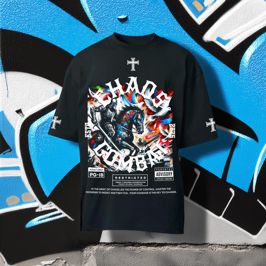 Chaos Combat Blaster 2.0 Oversized T-Shirt