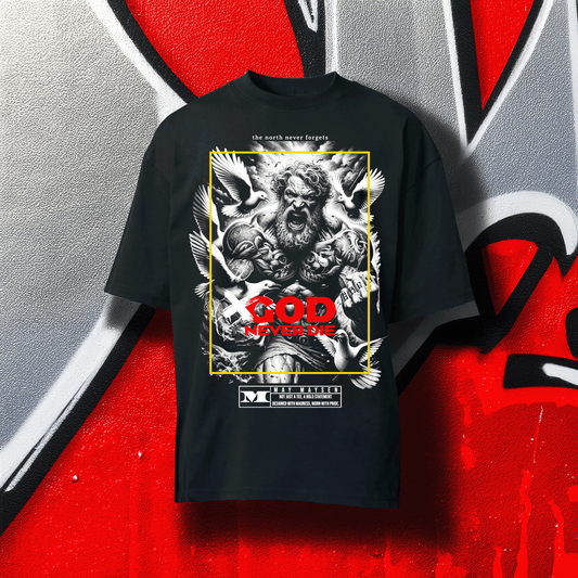 God Never Die Blaster 2.0 Oversized T-Shirt