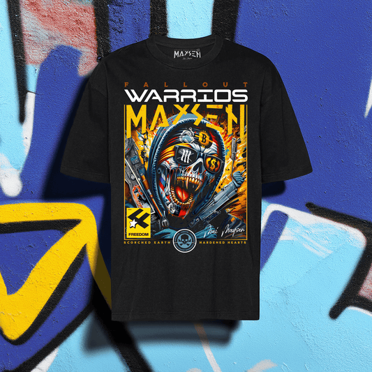 Fallout Warrios Tiger Cotton Oversized T-Shirt