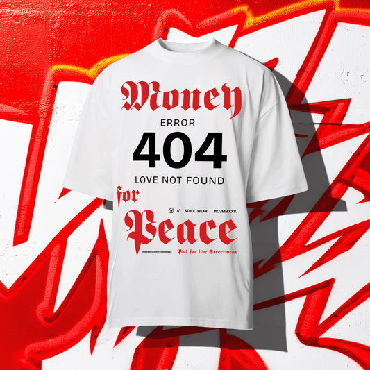 Money for Peace Blaster 2.0 Oversized T-Shirt