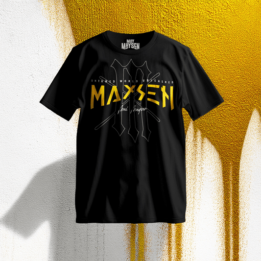 Maysen Yellow Logo Premium T-Shirt