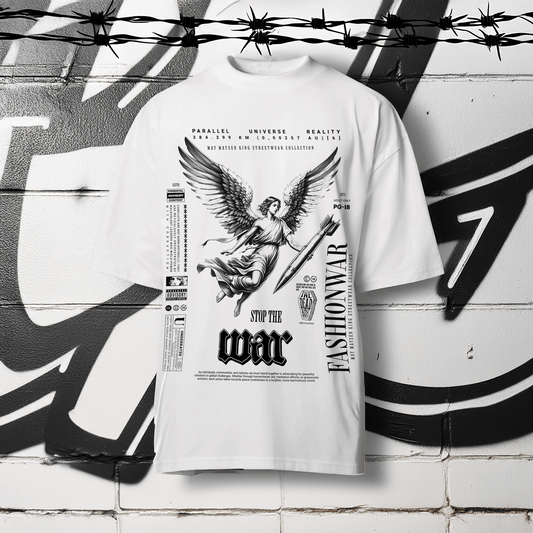 Stop the War Blaster 2.0 Oversized T-Shirt