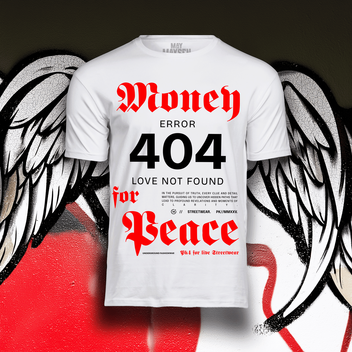 Money for Peace Stretch Tee