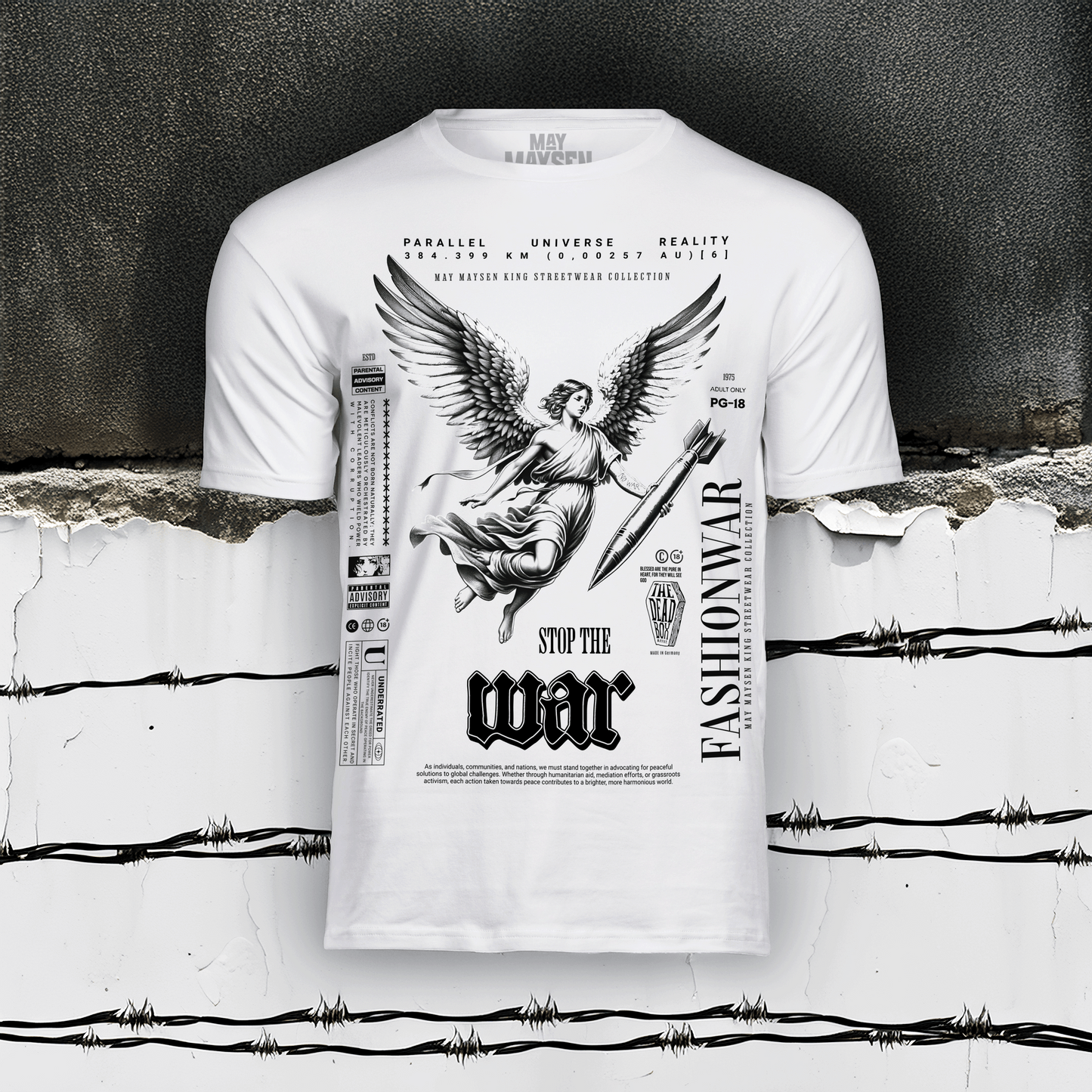 Stop the War Stretch Tee