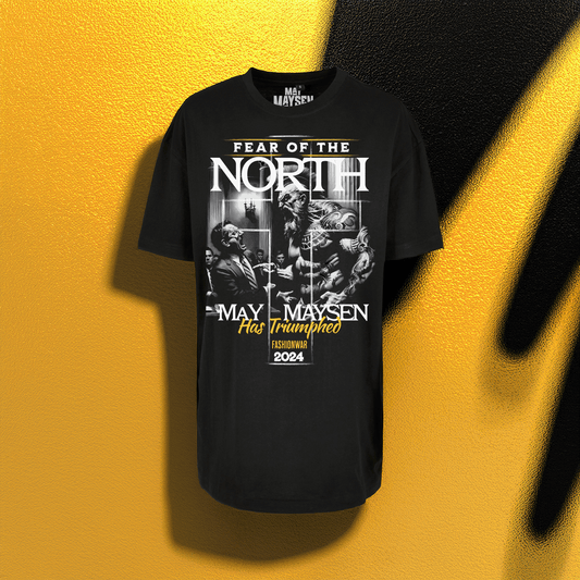 May Maysen Fear of the North Ladies Oversized Boyfriend Tee