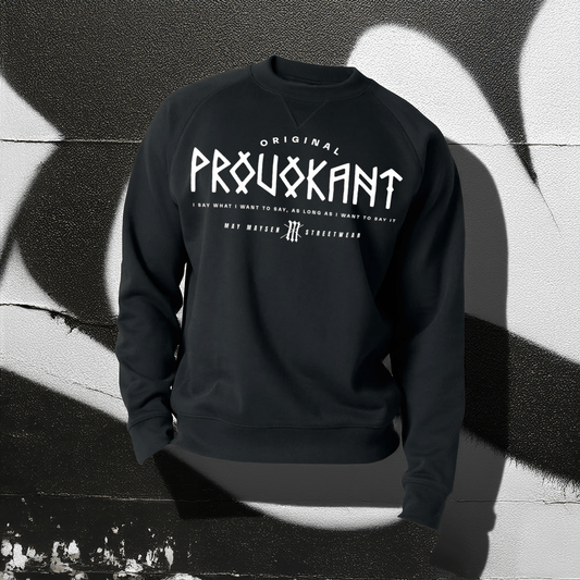 Provokant Logo Original Knoxer Unisex-Relaxed-Raglan-Sweatshirt