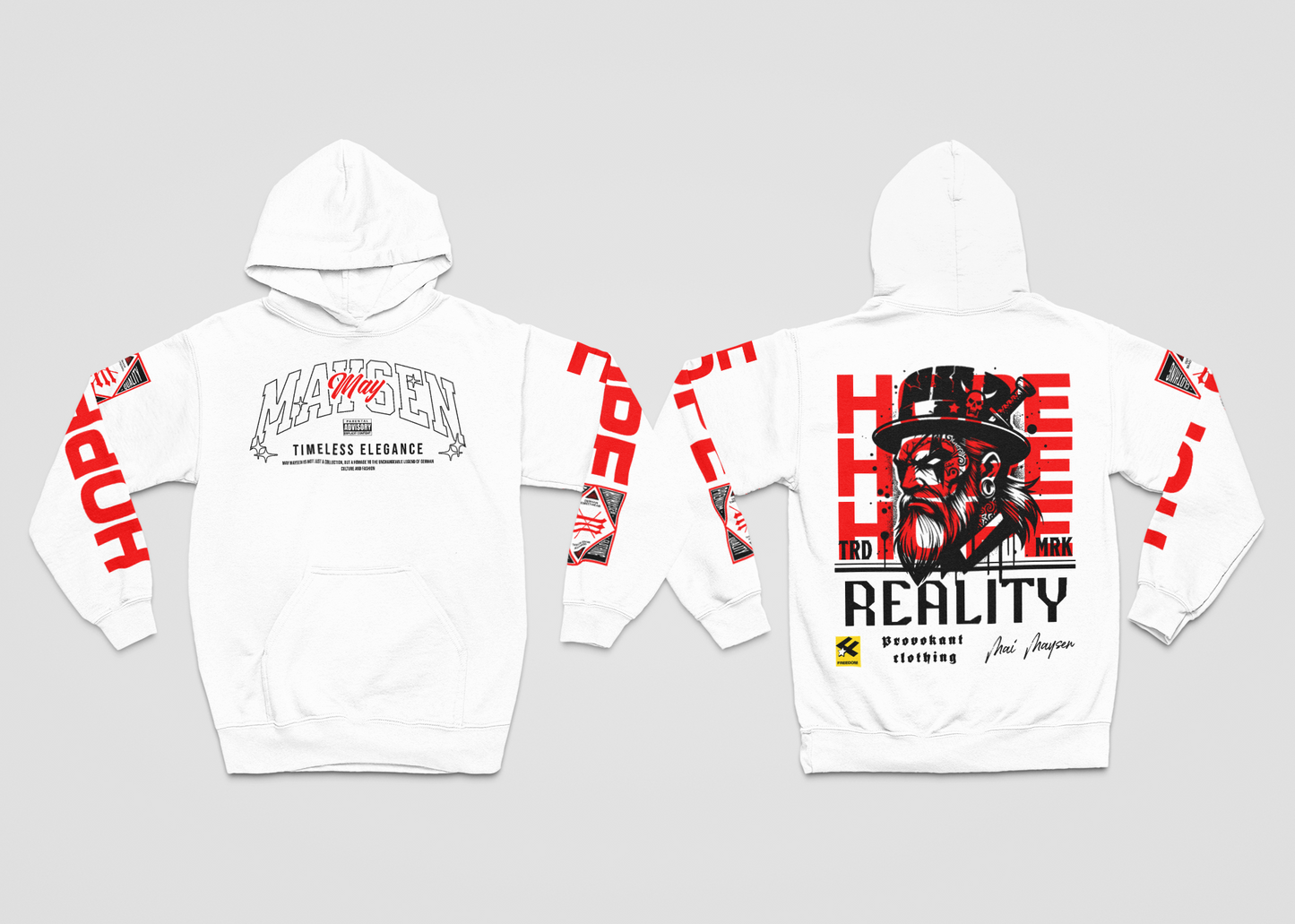 Reality Hope Unisex Oversized Hoodie