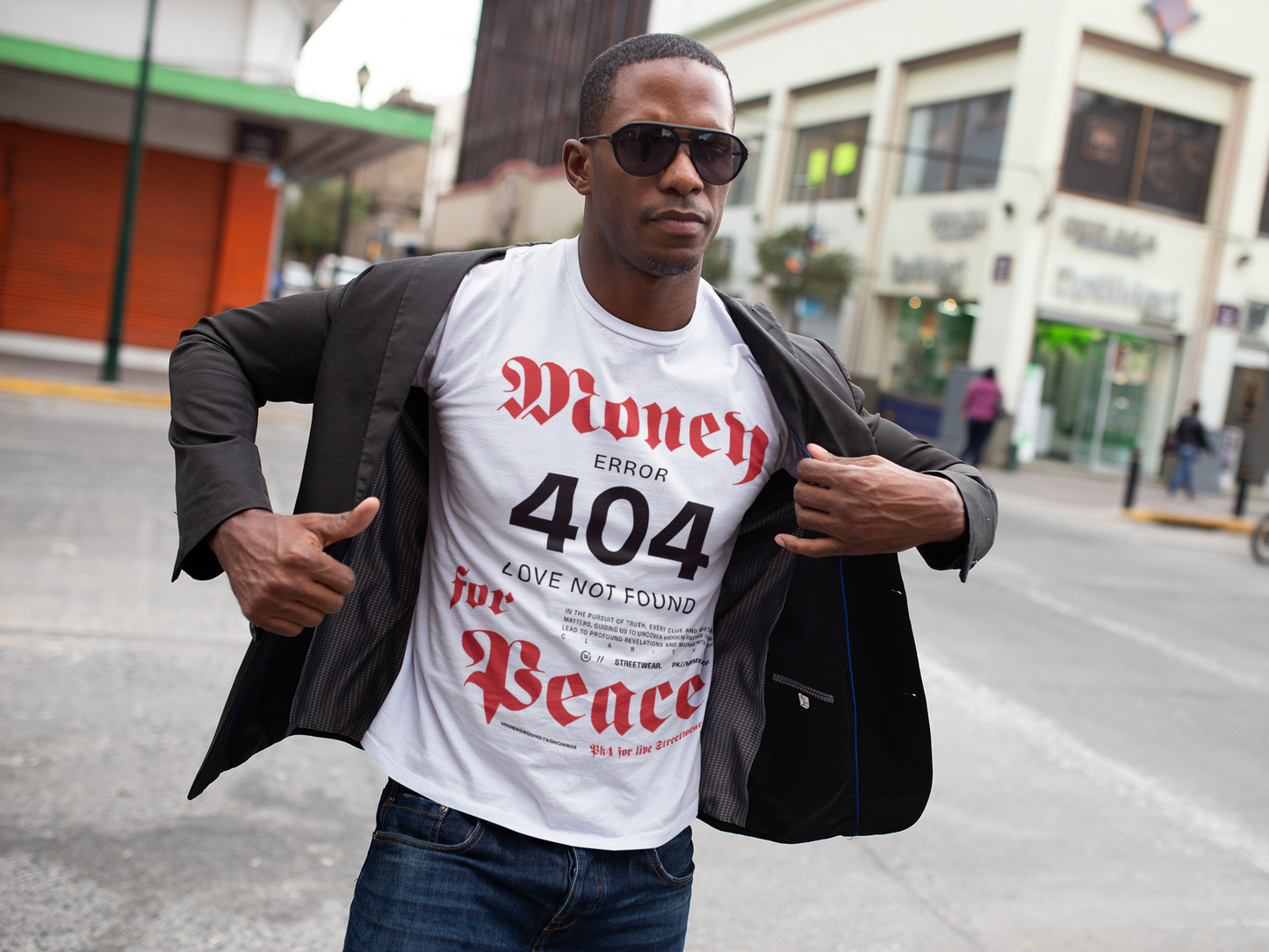 Money for Peace Stretch Tee