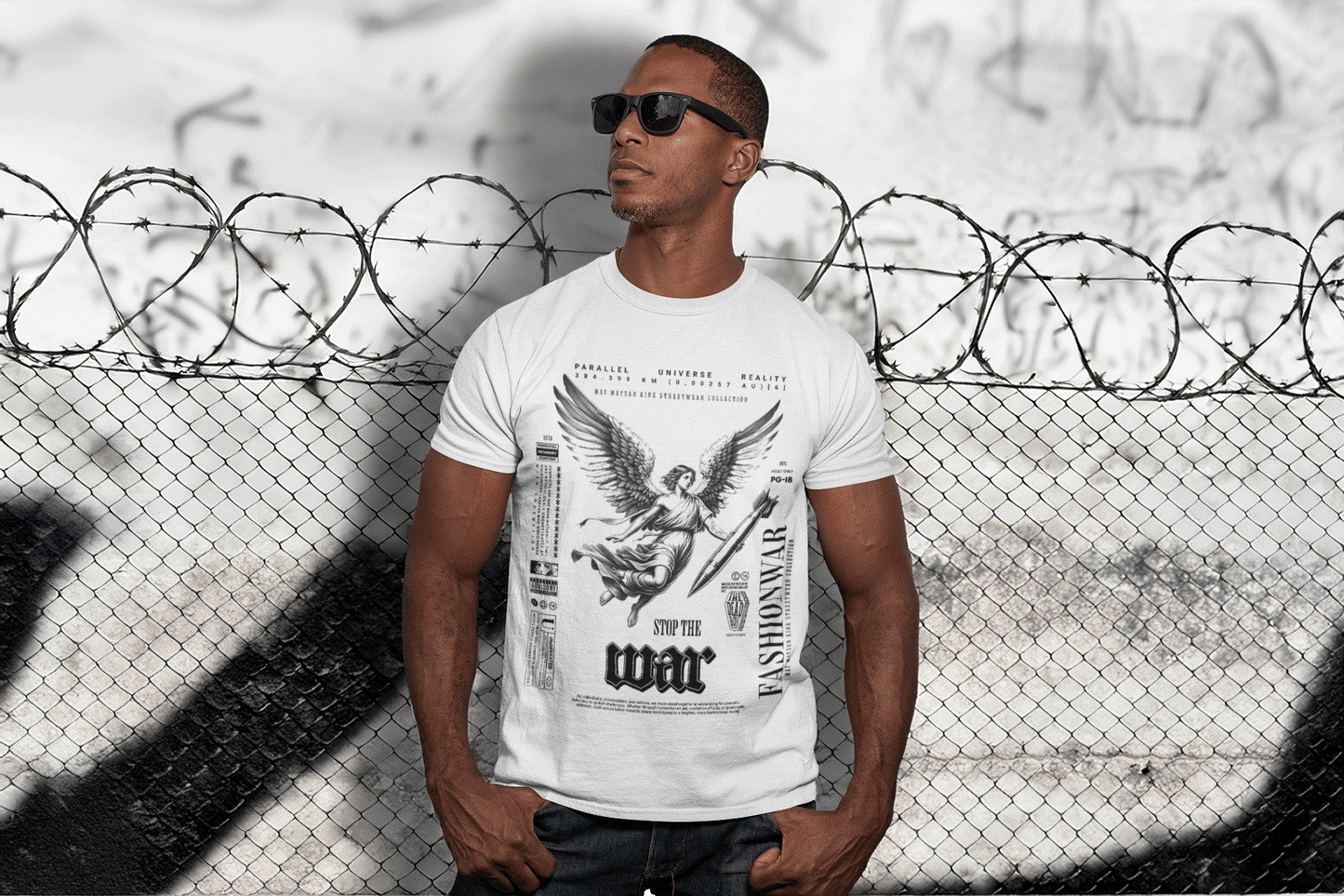 Stop the War Stretch Tee